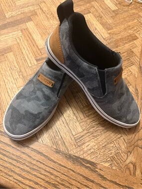 Xtratuf Gray Camo Slip-on Sneaker